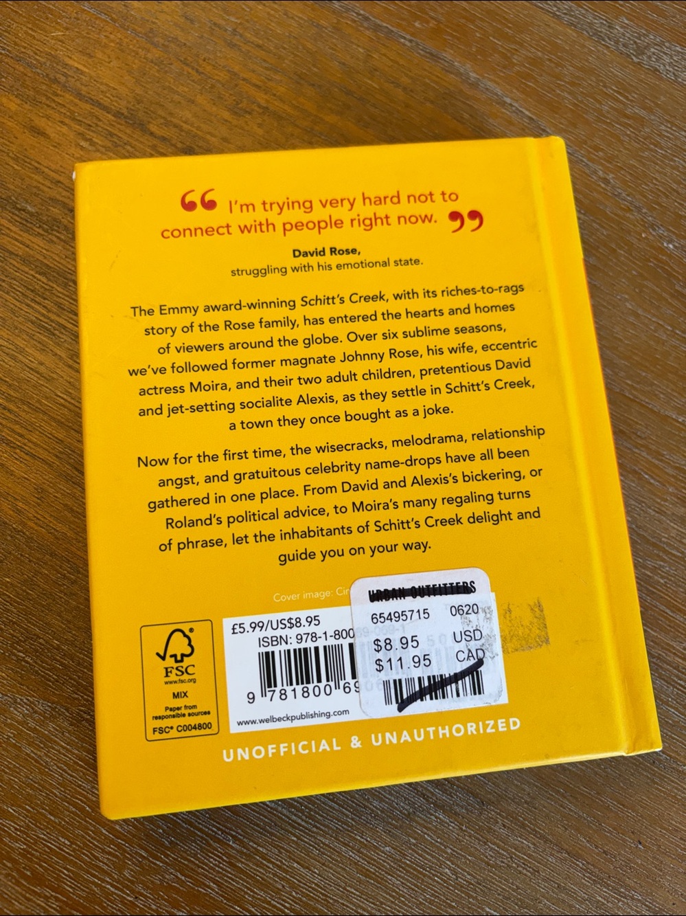 “Ew, David!” and other quotes The Little Guide To Schitt’s Creek Book, NWT - Picture 3 of 8